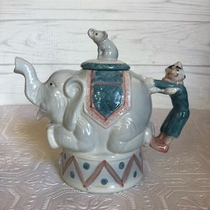Vintage Circus Teapot